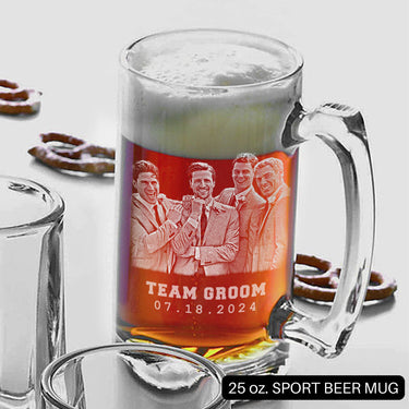 Custom Portrait Dad of the Groom Drinkware